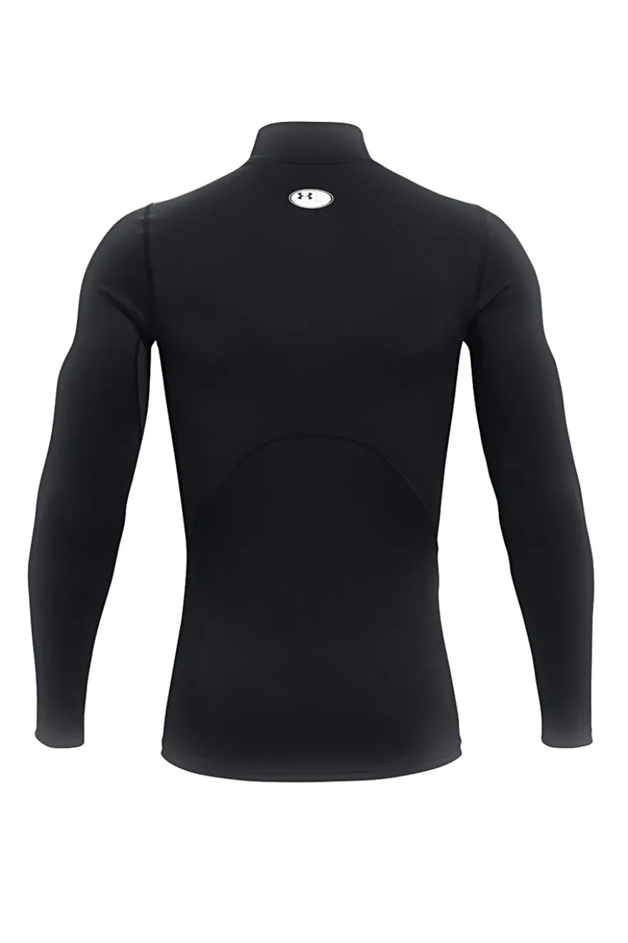 Maglia tecnica nera termica con collo alto Under Armour ColdGear Compression ARMOUR COMP MOCK