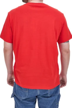 Maglietta Girocollo a Maniche Corte Rossa CHAMPION SS Tee