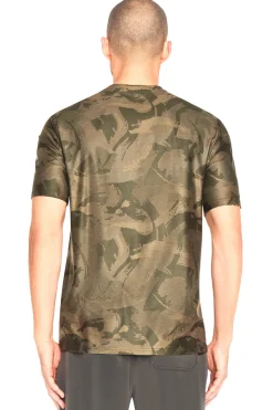 Maglietta militare a girocollo SKECHERS GO DRI All Day Camo