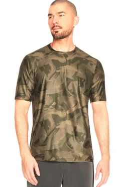 Maglietta militare a girocollo SKECHERS GO DRI All Day Camo