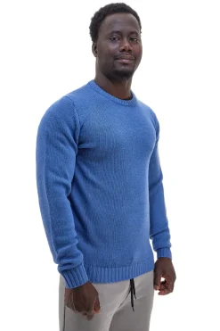 Maglione blu in misto lana U.S. Golf Club AC11