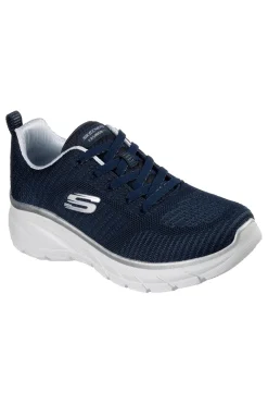 Marineblau stricken Turnschuhe mit Memory Foam Skechers Fashion Fit 2.0 Moonlight Glow