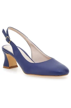 Marineblaue Slingback-Pumps mit niedrigem Absatz PITTARELLO GLAM 3608