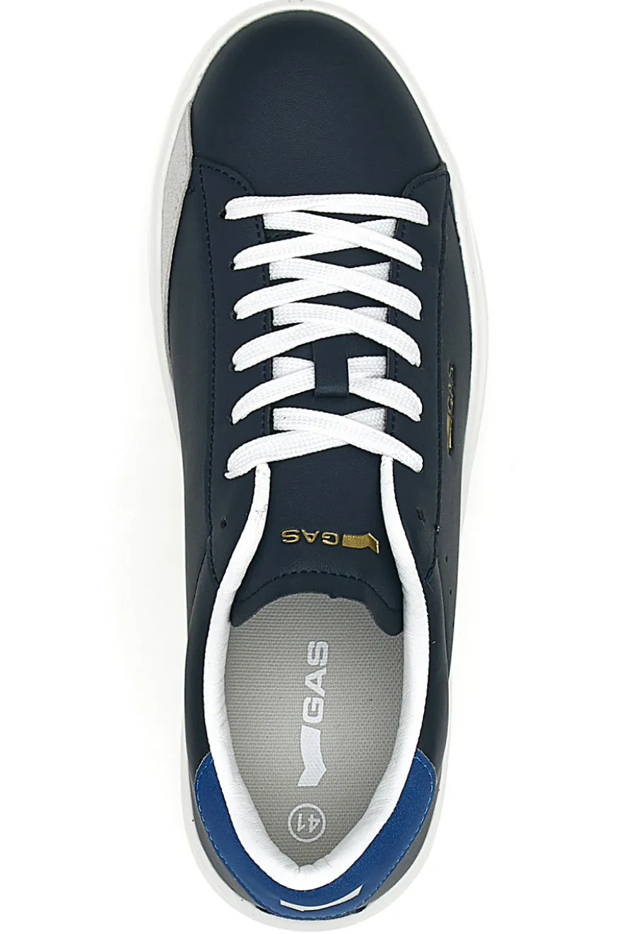 Marineblaue Sneaker mit blauen Details Gas Leonard LTX
