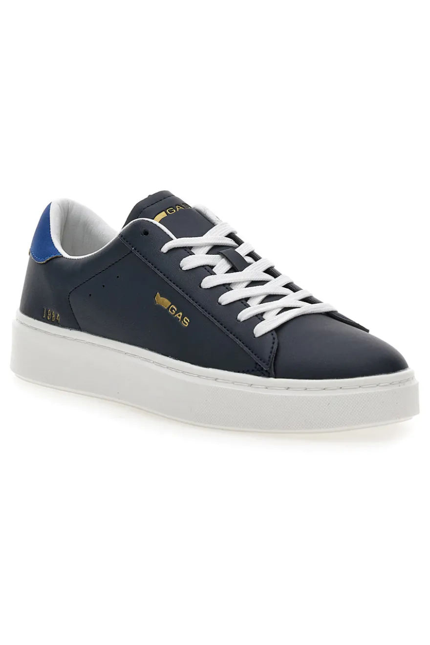 Marineblaue Sneaker mit blauen Details Gas Leonard LTX