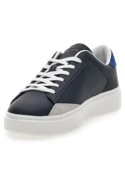 Marineblaue Sneaker mit blauen Details Gas Leonard LTX