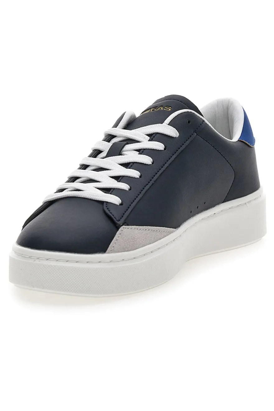 Marineblaue Sneaker mit blauen Details Gas Leonard LTX