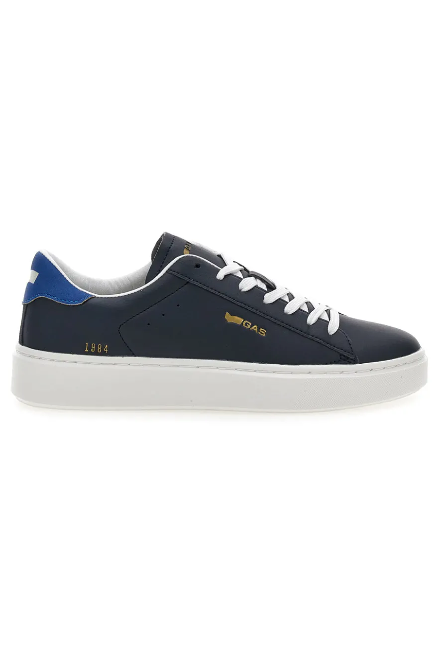 Marineblaue Sneaker mit blauen Details Gas Leonard LTX