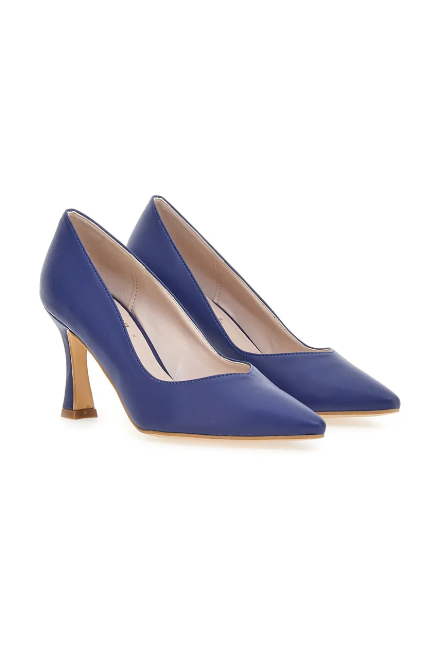 Marineblaue, spitze Pumps mit hohem Absatz PITTARELLO GLAM 3363