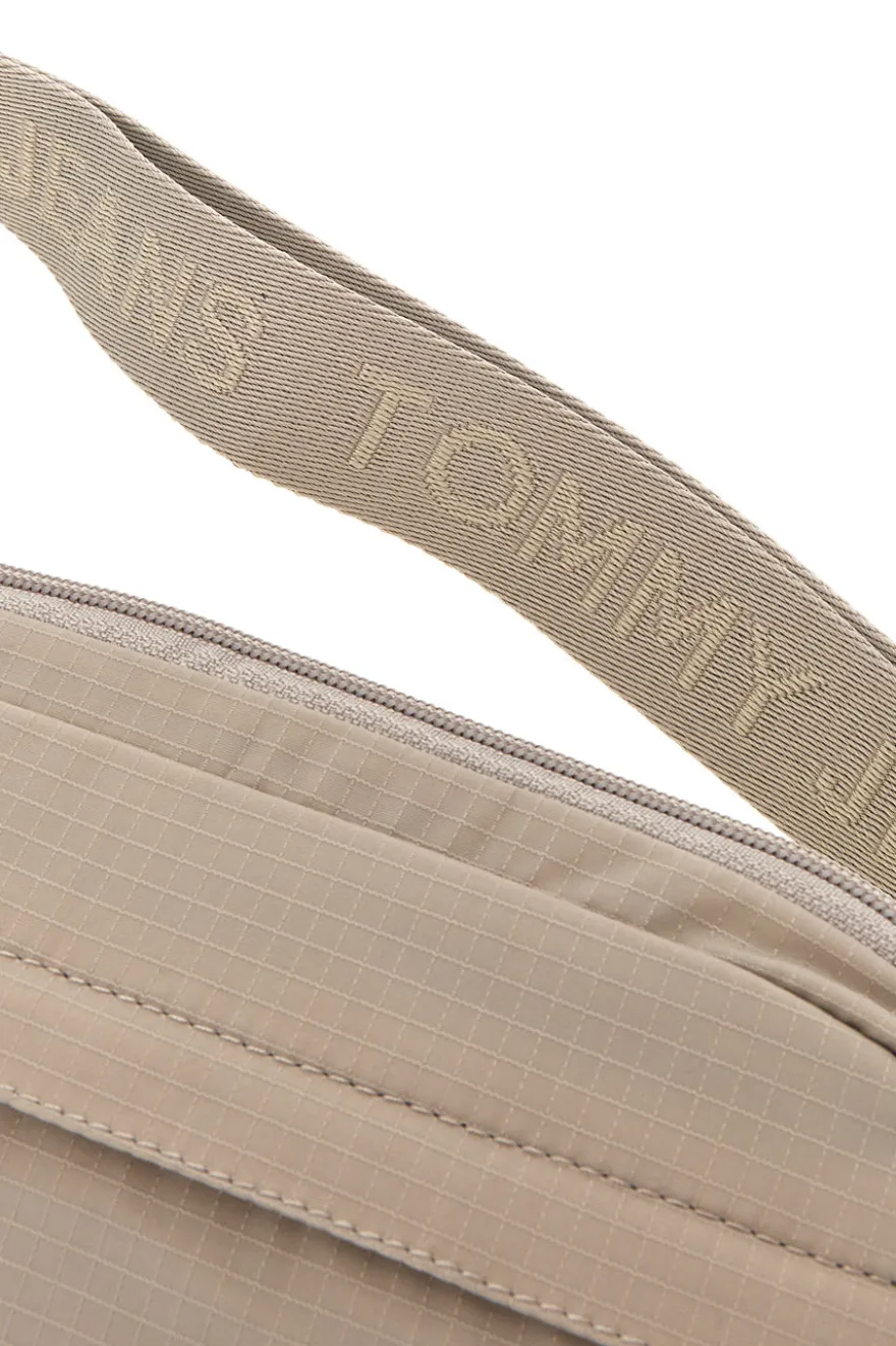 Marsupio beige con logo Tommy jeans 14280