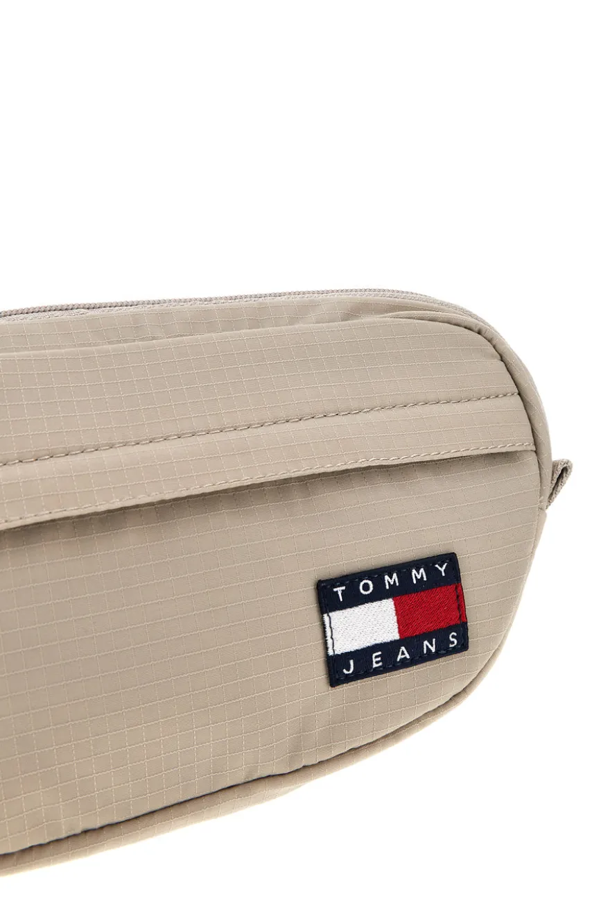 Marsupio beige con logo Tommy jeans 14280