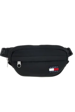 Marsupio nero con logo Tommy jeans 14280