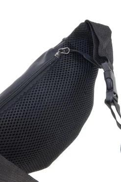 Marsupio nero con tasche zip Indigeno metropolitano 8159-A