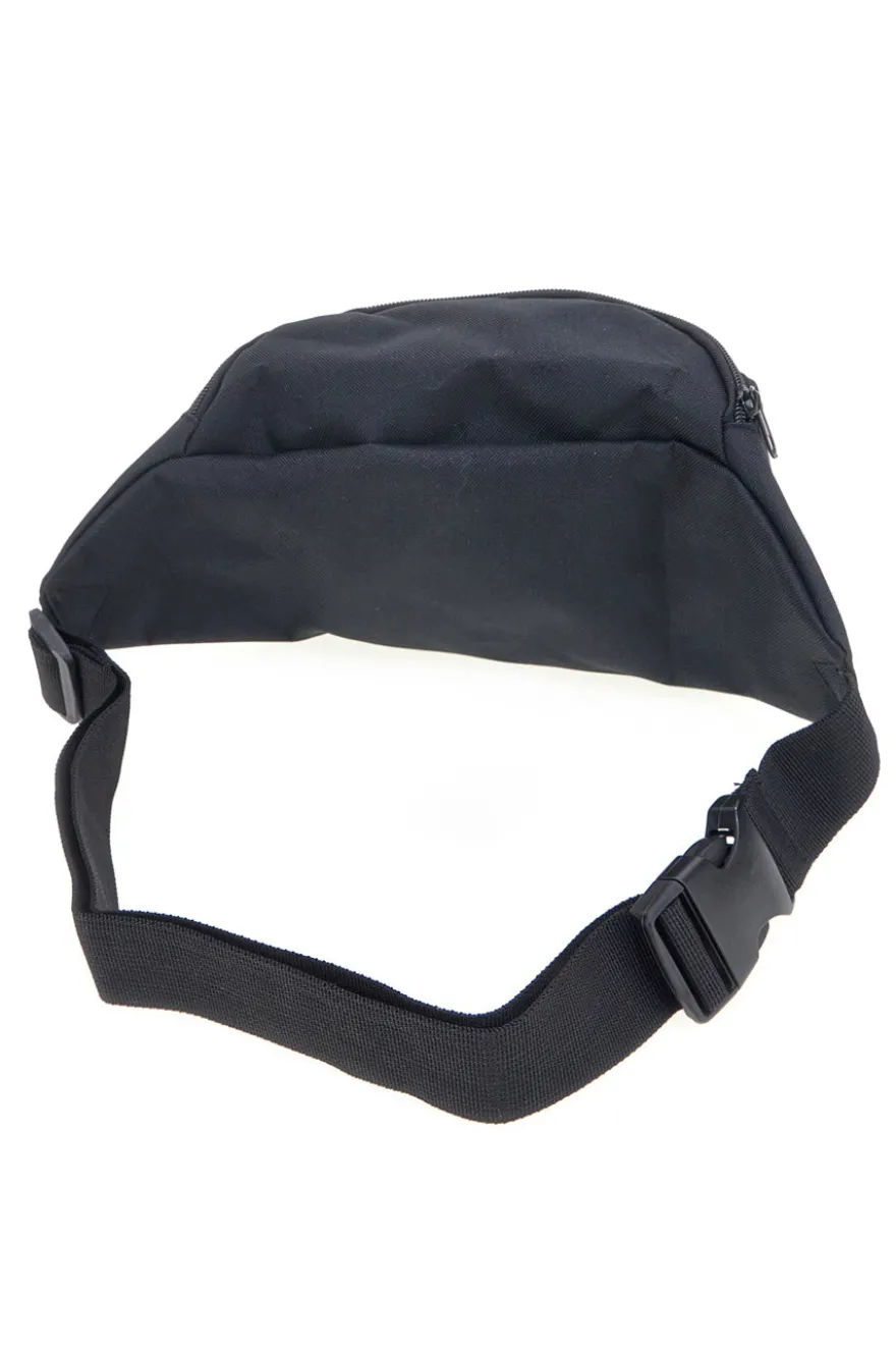 Marsupio nero con tasche zip Indigeno metropolitano IM-21050-A