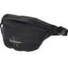 Marsupio Nero in Tessuto con Logo Calvin Klein CK3116