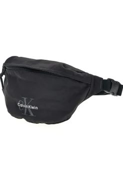 Marsupio Nero in Tessuto con Logo Calvin Klein CK3116