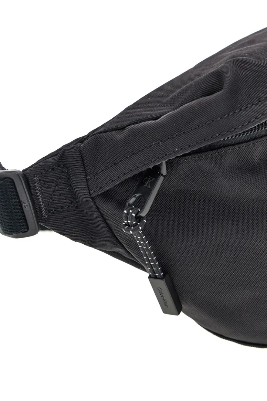 Marsupio Nero in Tessuto con Logo Calvin Klein CK3116