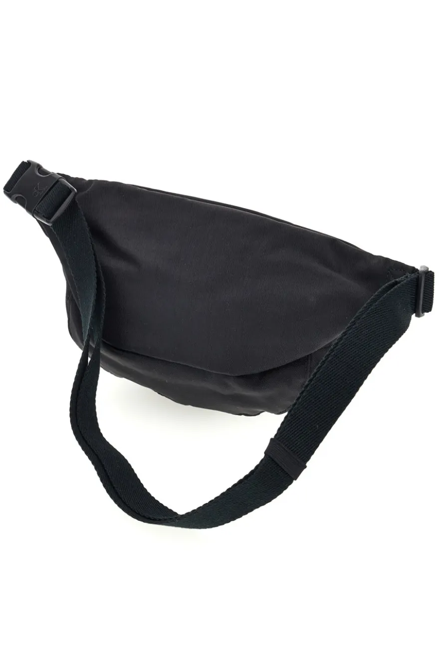 Marsupio Nero in Tessuto con Logo Calvin Klein CK3116