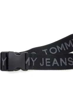 Marsupio nero in tessuto con logo Tommy Jeans Daily Bumbag