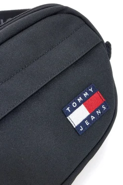 Marsupio nero in tessuto con logo Tommy Jeans Daily Bumbag