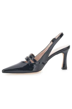 Mary Jane Dekolleté in schwarzer Farbe Pittarello Glam 3591