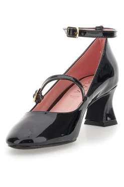 Mary Jane in vernice nera con cinturino alla caviglia PITTARELLO GLAM 3622