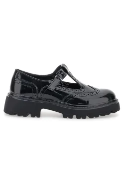 Mary Jane nere in vernice con fondo carrarmato Pittarello Capsule BT251123006
