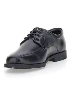 Max Dillan 01 Schwarze Schnürschuhe aus echtem Leder