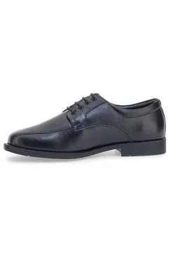 Max Dillan 01 Schwarze Schnürschuhe aus echtem Leder