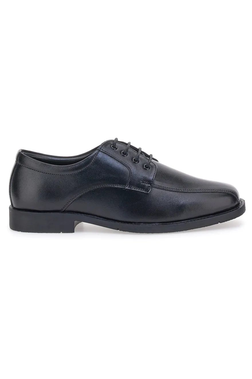 Max Dillan 01 Schwarze Schnürschuhe aus echtem Leder
