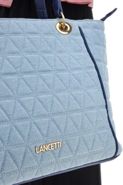 Maxi Bag a Spalla Lancetti Levasque Denim