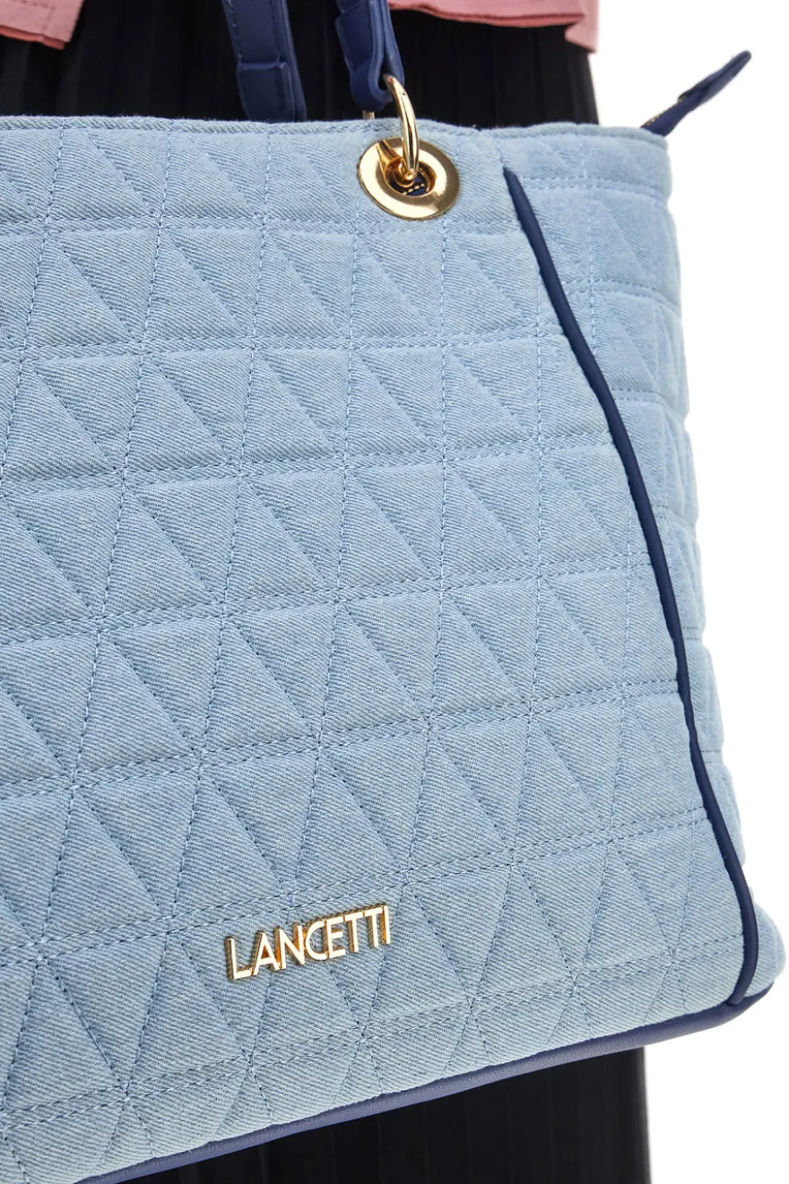 Maxi Bag a Spalla Lancetti Levasque Denim