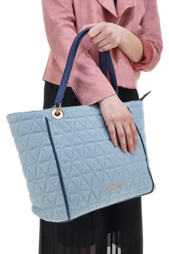 Maxi Bag a Spalla Lancetti Levasque Denim