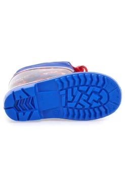 Mehrfarbige Gummistiefel mit Spiderman-Aufdruck und Spiderman-Kordelzug R1310587S02
