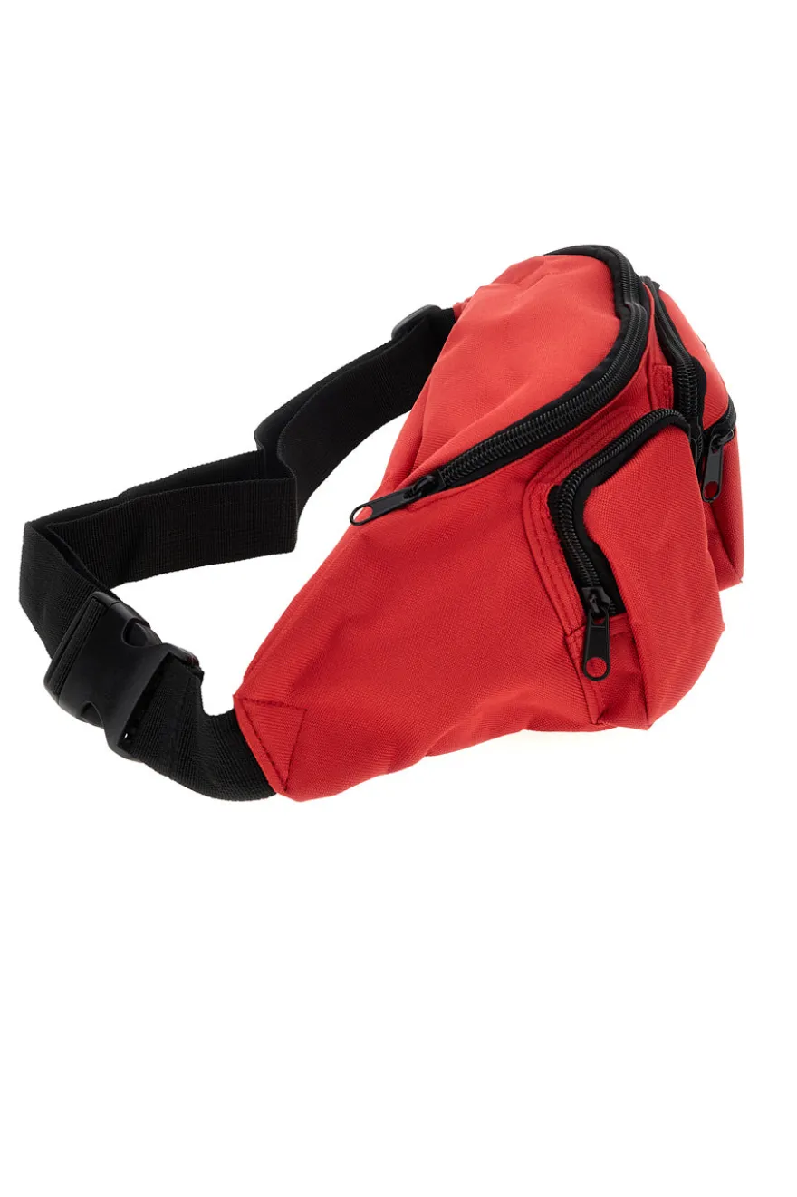 Metropolitan Indigenous rote Multi-Pocket-Gürteltasche IM-21050-B