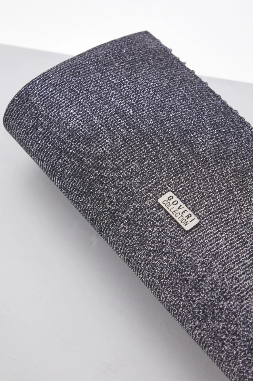 Mini Bag Antracite con Glitter Coveri Collection 0189
