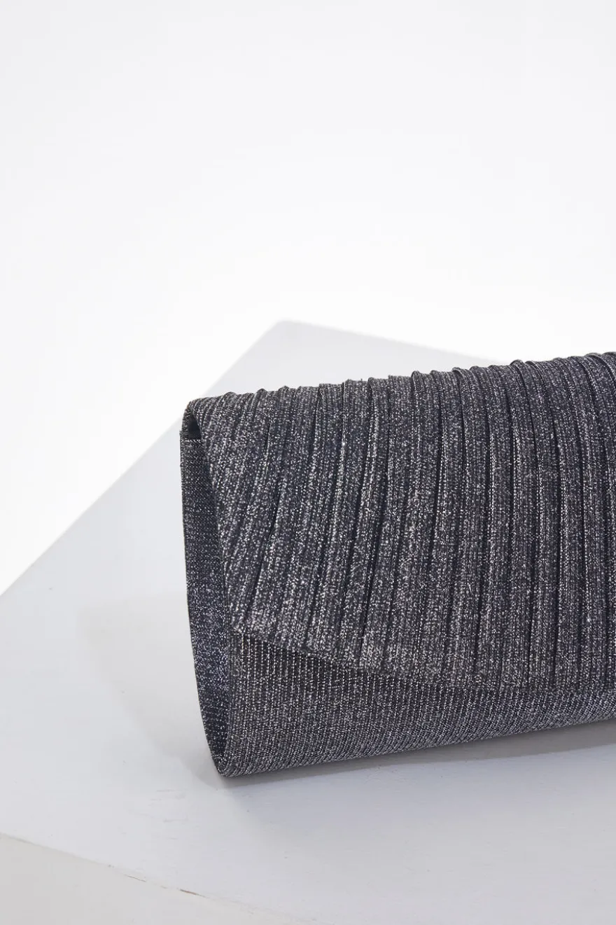 Mini Bag Antracite con Glitter Coveri Collection 0189