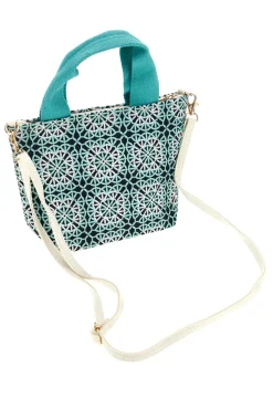 Mini bag mare verde con tracolla Basile BA23740