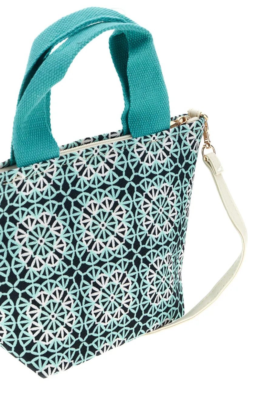 Mini bag mare verde con tracolla Basile BA23740