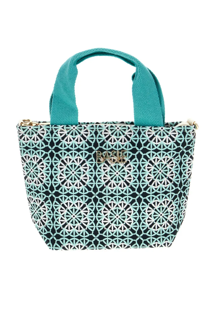 Mini bag mare verde con tracolla Basile BA23740