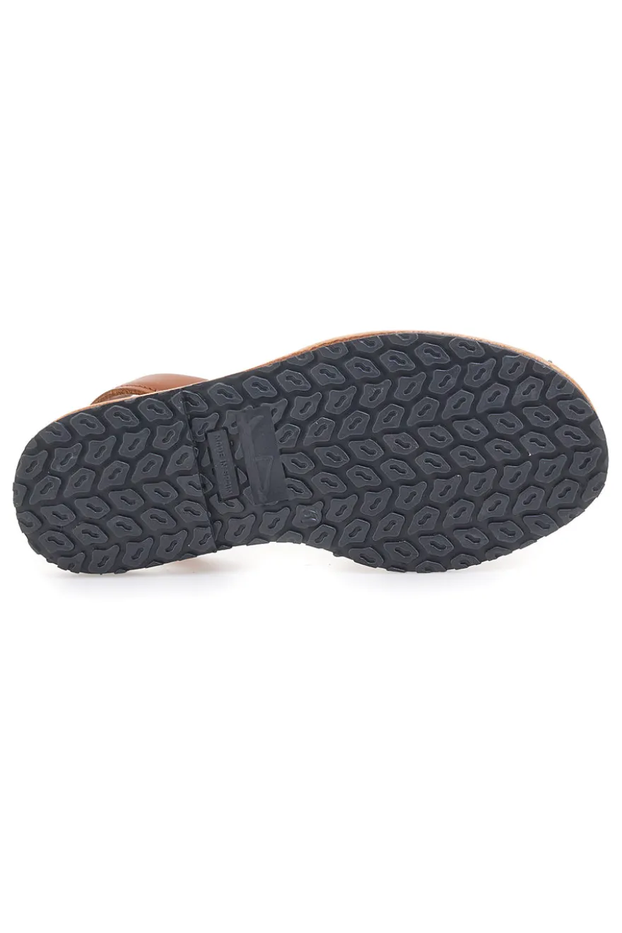 Minorchine Marroni Open Toe in Materie Sintetiche Fly Nature MN101