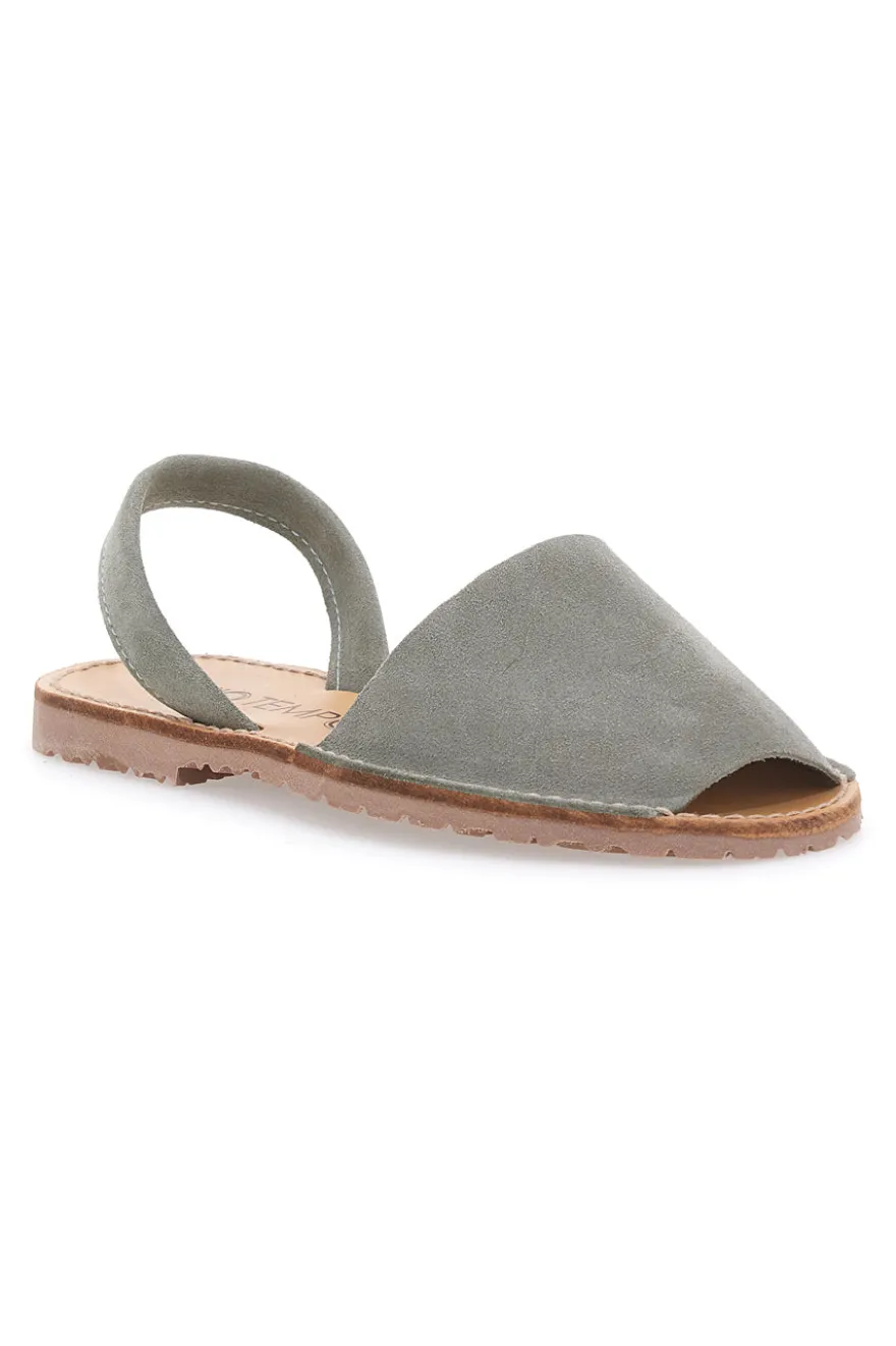 Minorchine verdi in pelle con fascia chiusa MIO TEMPO 35