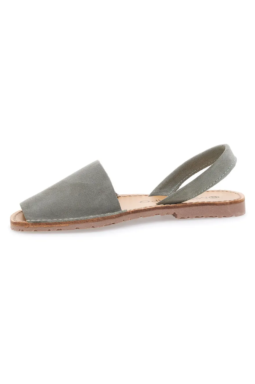 Minorchine verdi in pelle con fascia chiusa MIO TEMPO 35