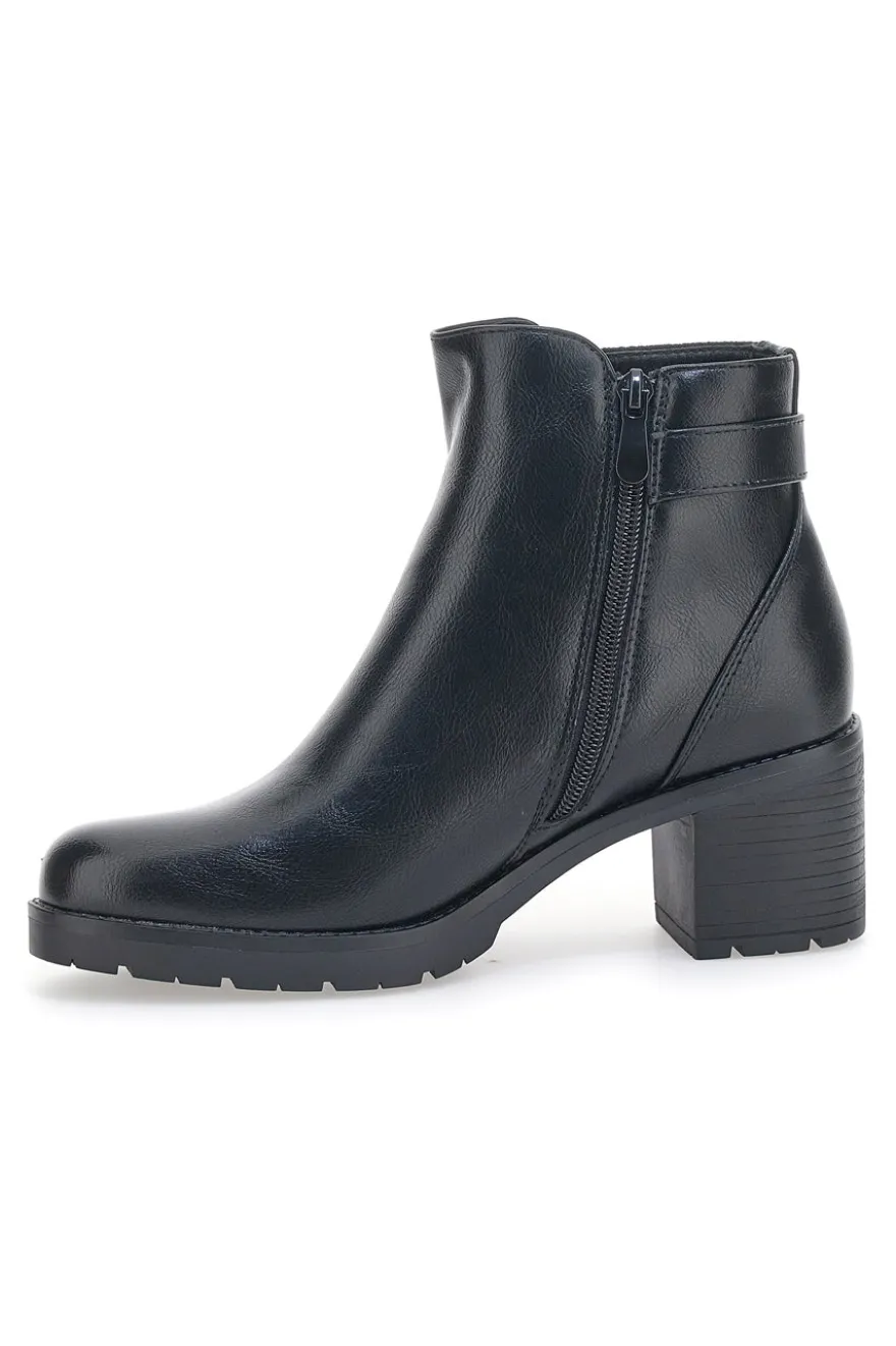 Mio Tempo 337 Schwarze Stiefeletten