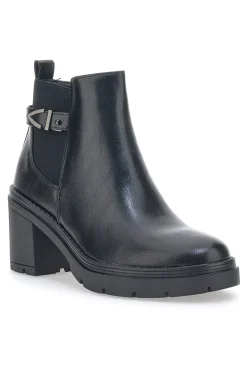 Mio Tempo 376 Stiefeletten mit Absatz Schwarz