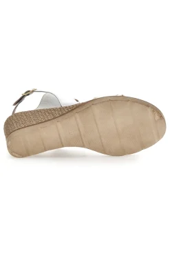 Mio Tempo Keilsandalen 263045 Weiß