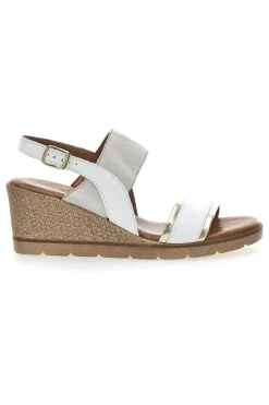 Mio Tempo Keilsandalen 263045 Weiß