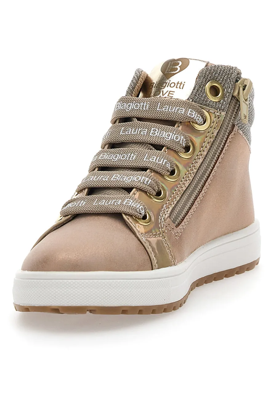 Mittelhohe rosa Sneakers Laura Biagiotti 15545