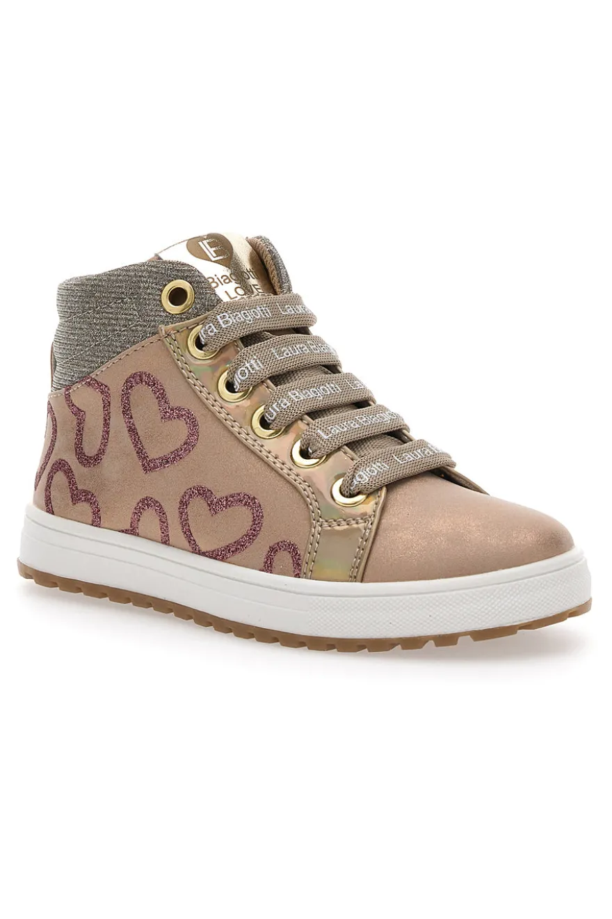 Mittelhohe rosa Sneakers Laura Biagiotti 15545