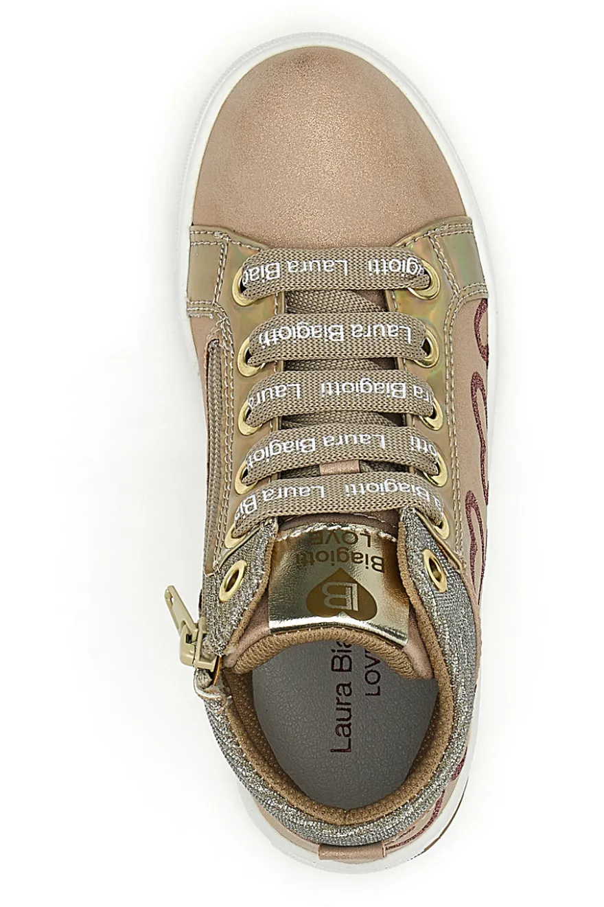 Mittelhohe rosa Sneakers Laura Biagiotti 15545